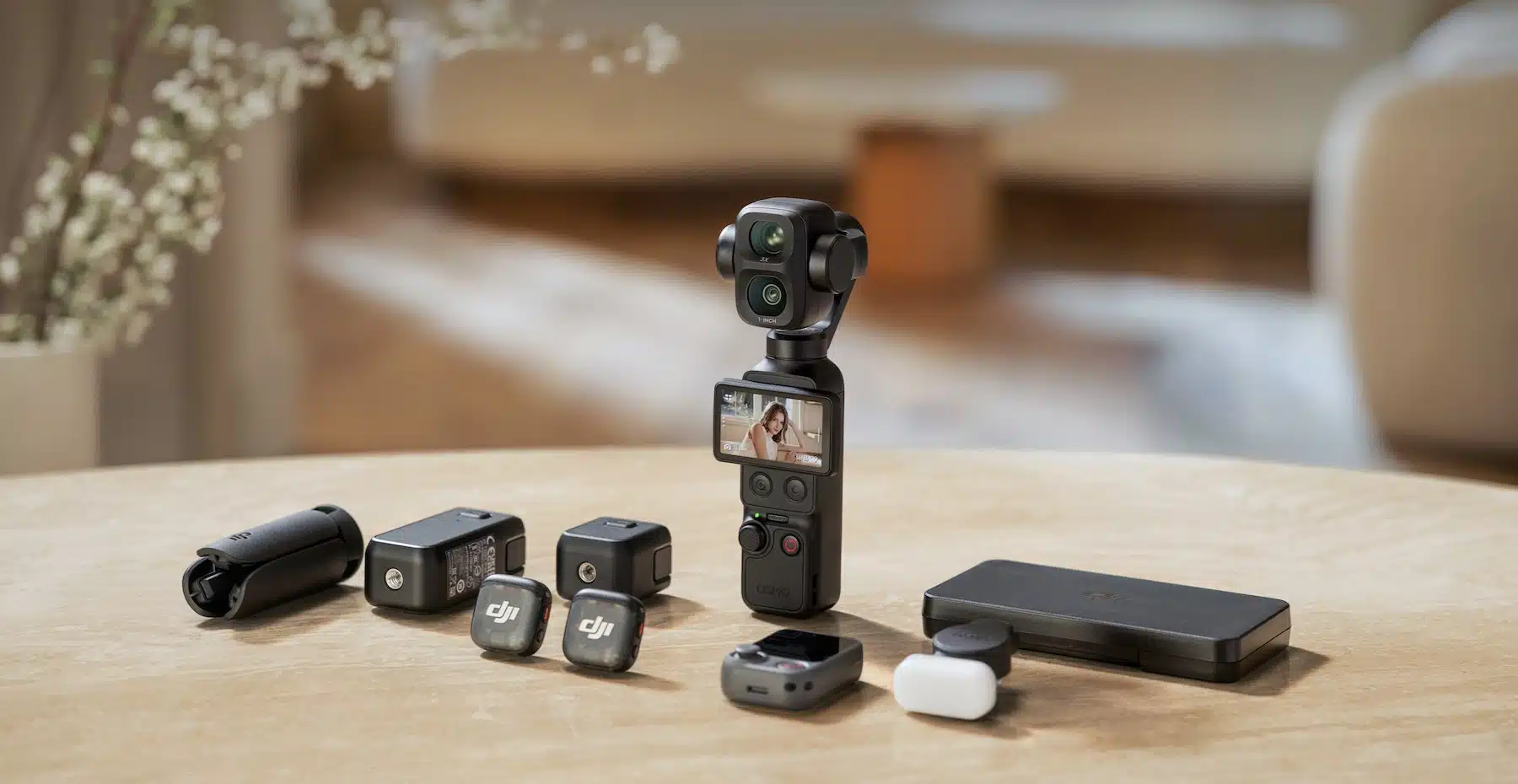 Камеры DJI Osmo Pocket 4P крупным планом