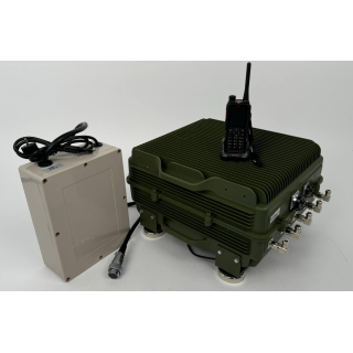 Подавитель БПЛА и FPV-дронов Герань-10 автомобильный 500Вт 10 каналов 400-5900 МГц с выносными магнитными антеннами, изображение 3