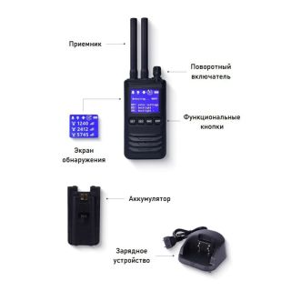 Всенаправленный детектор дронов и БПЛА "Колибри" (аналог Булат v3, Asel)