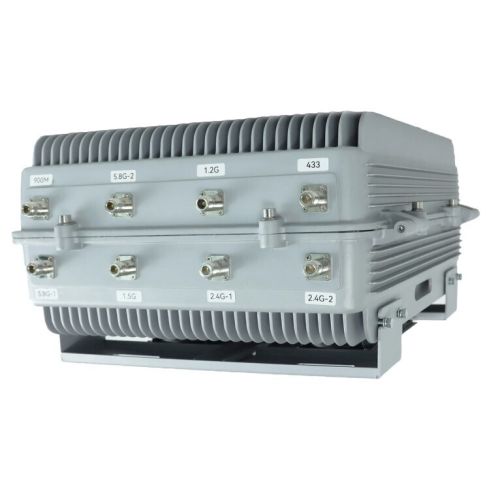 Стационарный влагоустойчивый подавитель дронов Drone Jammer GW-UAV-OSJ10E, изображение 3