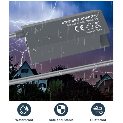 LAN-адаптер для Starlink V2 (Starlink Ethernet Adapter V2), изображение 4