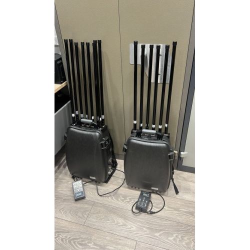 Подавитель птиц CKJ-1704-Mobile 400W 8 канальный мощный блокиратор квадрокоптеров