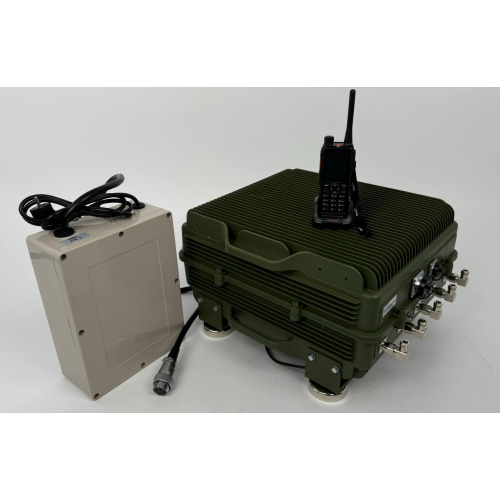 Подавитель БПЛА и FPV-дронов Герань-10 автомобильный 500Вт 10 каналов 400-5900 МГц с выносными магнитными антеннами, изображение 3