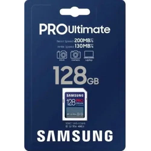 Карта памяти mSD+AD Samsung Ultimate Plus  SDXC 128 ГБ