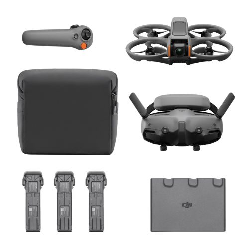 Квадрокоптер DJI Avata 2 Fly More Combo (3 АКБ), Комплектация: 3 АКБ