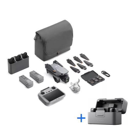 Комплект: Аэровидеограф Air 3S (Air 3S Fly More + Mic Mini + карта 512 ГБ)