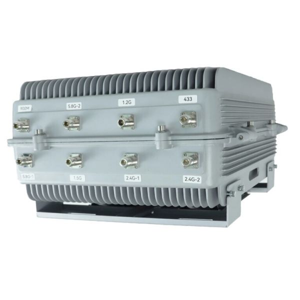 Стационарный влагоустойчивый подавитель дронов Drone Jammer GW-UAV-OSJ10E, изображение 3