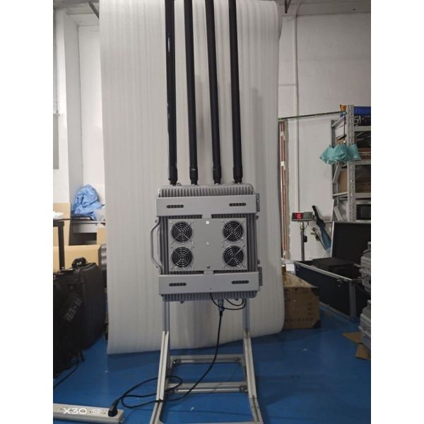 Стационарный влагоустойчивый подавитель дронов Drone Jammer GW-UAV-OSJ10E, изображение 5