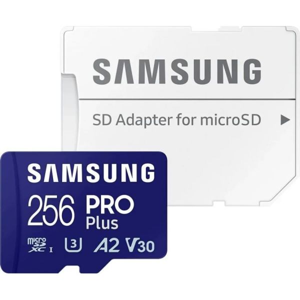 Карта памяти microSDXC UHS-I U3 Samsung Pro PLUS 256 ГБ