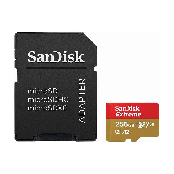 Карта памяти Sandisk Extreme 256 ГБ, 160 МБ/с, Class 10, SDSQXA1-256G-GN6MA, изображение 3