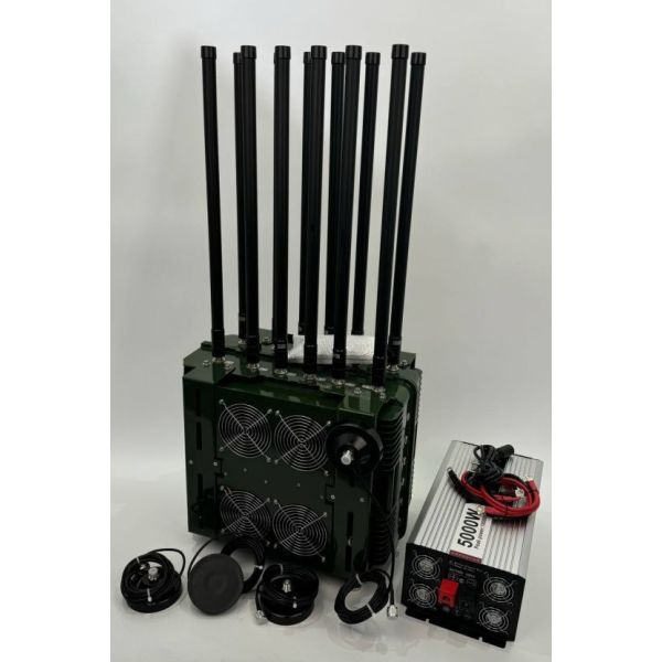 Подавитель дронов «Сумрак-3», 12 каналов, мощность 600W, версия green, без ресивера