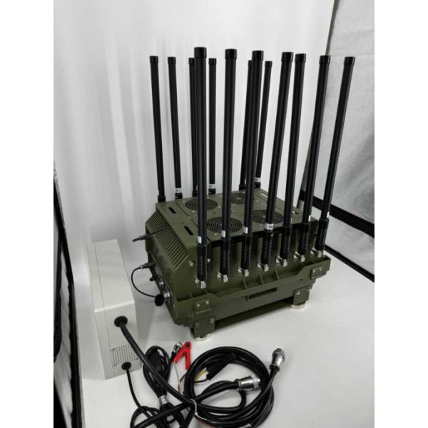 Подавитель БПЛА и FPV-дронов Герань-14 автомобильный 800Вт 10 каналов 100-5900 МГц