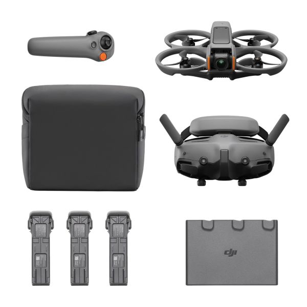 Квадрокоптер DJI Avata 2 Fly More Combo (3 АКБ), Комплектация: 3 АКБ